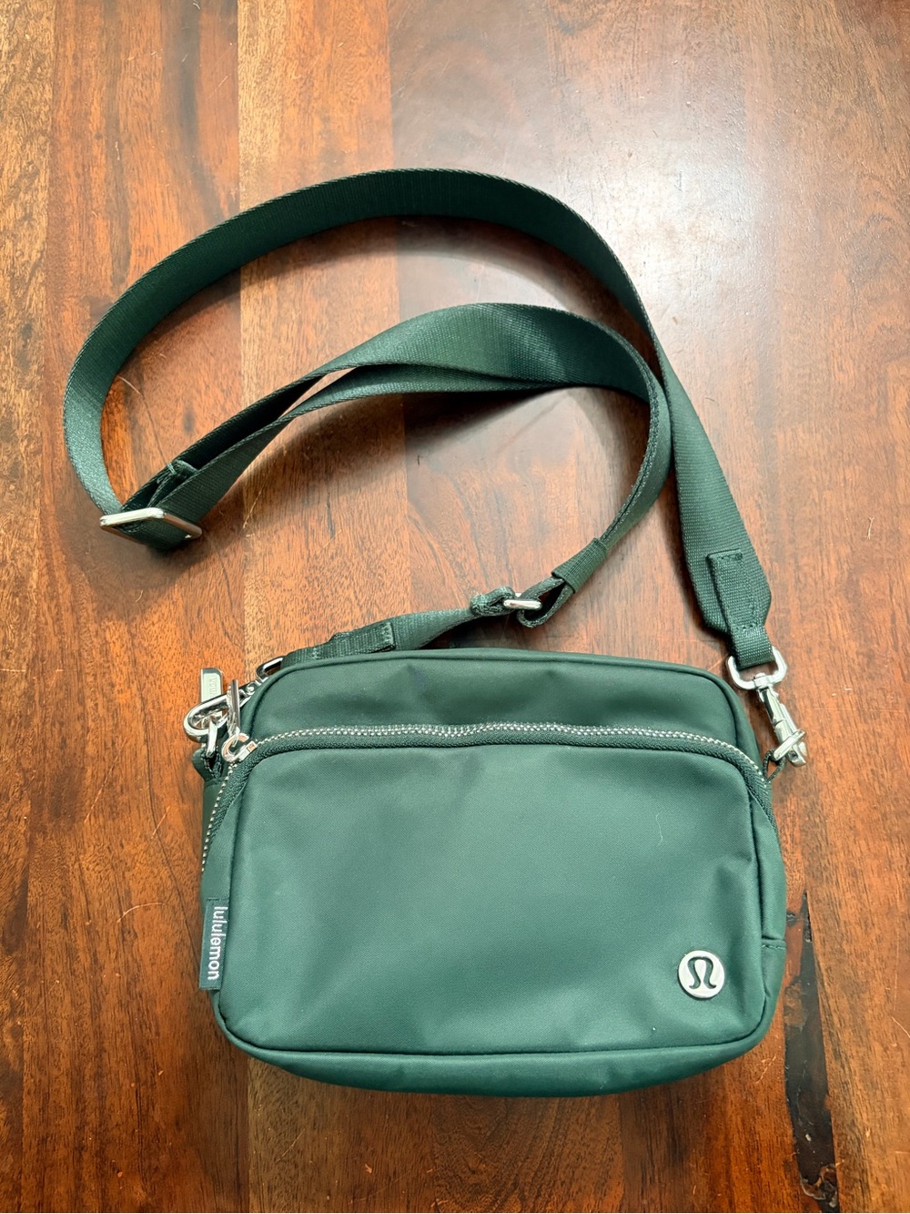 lululemon athletica Dark Green Crossbody Messenger Bag